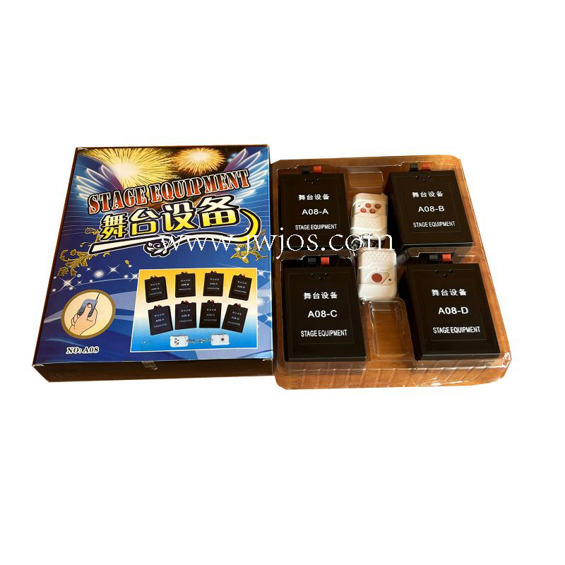 Each controller has a channel,  wireless control