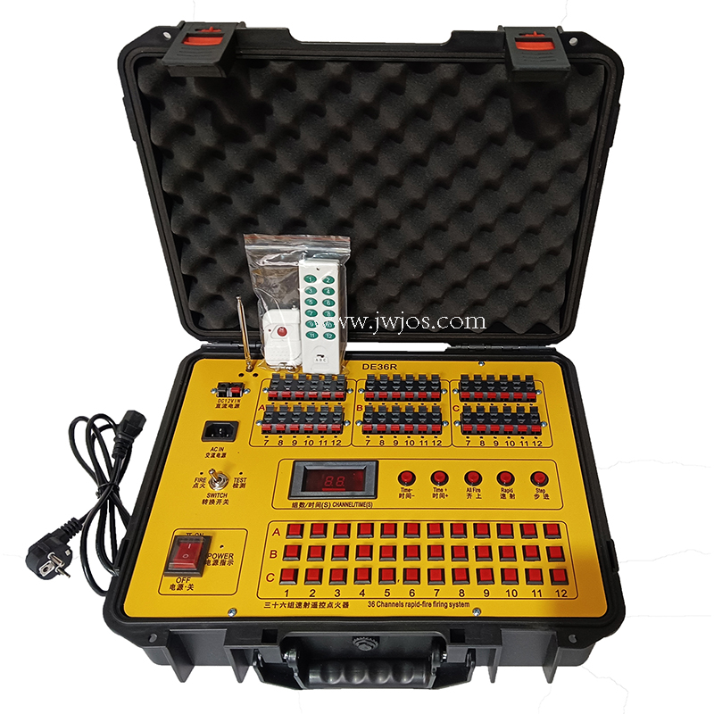36 channel fireworks firing system