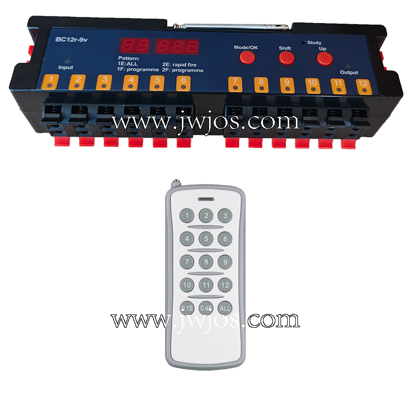 12 channel can program rapid-fire timing 