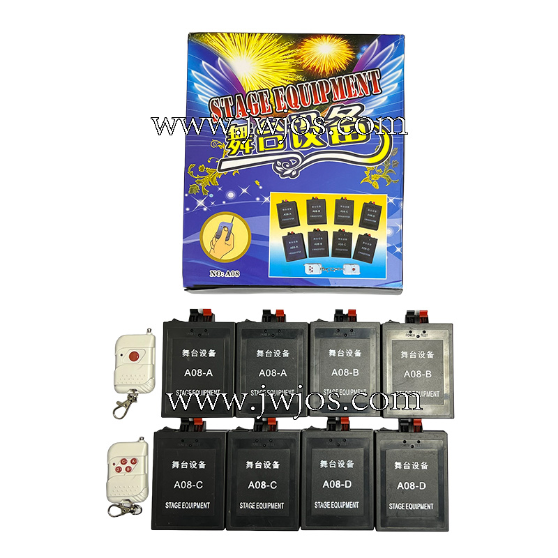 Each controller has a channel,  wireless control