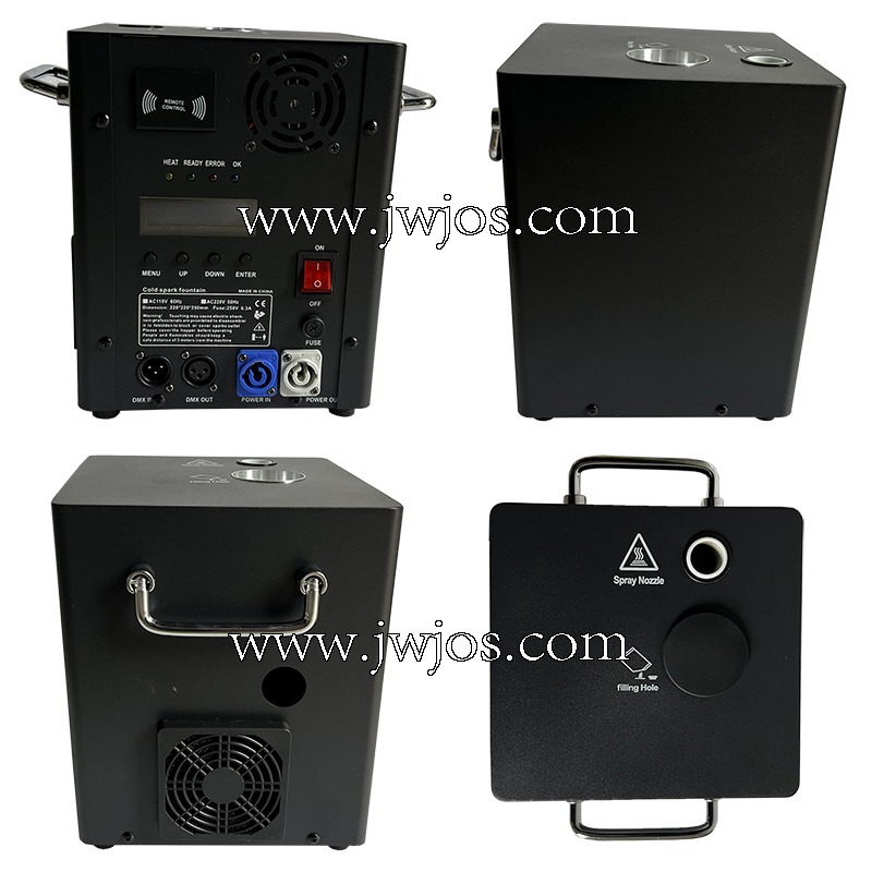DMX Remote Control Fireworks Sparkler Cold Pyro Machine for Wedding Party Cold Spark Machine