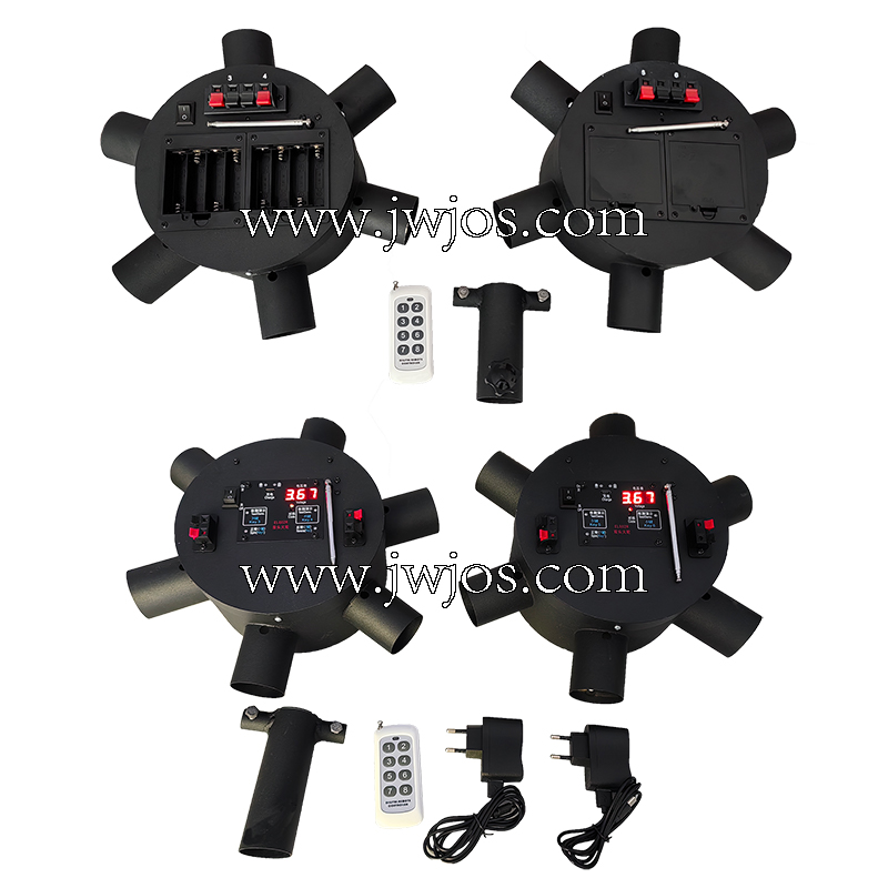 Iron Magic Wheel Pyrotechnics for Wedding Parties Double Wheels Electric Magical Windmill Fireworks Igniter for New Year