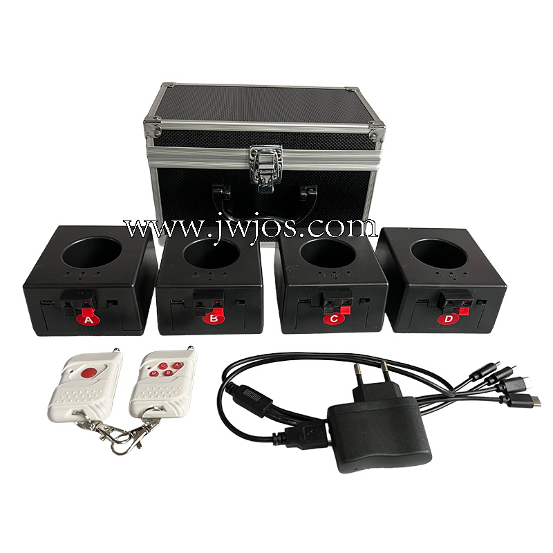 Type-C charging and stage cold fireworks firing system
